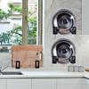 2pcs Stainless Steel Cutting Board Storage Rack Space Saving Wall Mounted Pot Lid Holder