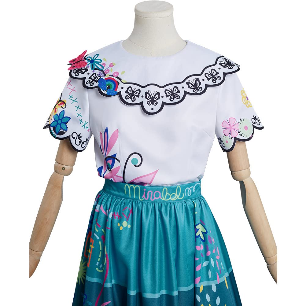 Aufeeky Mirabelle Madrigal Cosplay Perfect for School Cultural and Size XL Costume, Festivals, Festivals, Events, Anime, Halloween, Parties,