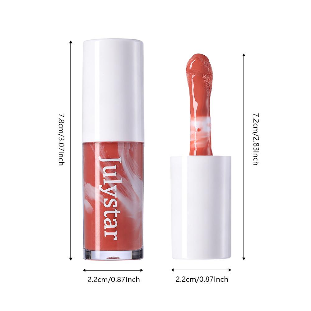 7pcs Water Gloss Lip Glaze Set  7 Colors High Shine Mirror Lip Tint Moisturizing Non-Stick Cup Liquid Lipstick Long Lasting Plumping Lip Gloss Makeup