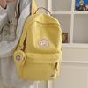 Schoolbag Women's Campus Backpack New Student Simple Junior High School Lightweight Backpack Large Capacity Student Schoolbag