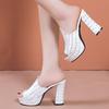 Fashion Platform Slippers Women Sandals Summer High Heels Women Shoes Slides Designer Slippers Party Pumps Ladies Shoes Zapatos De Mujer