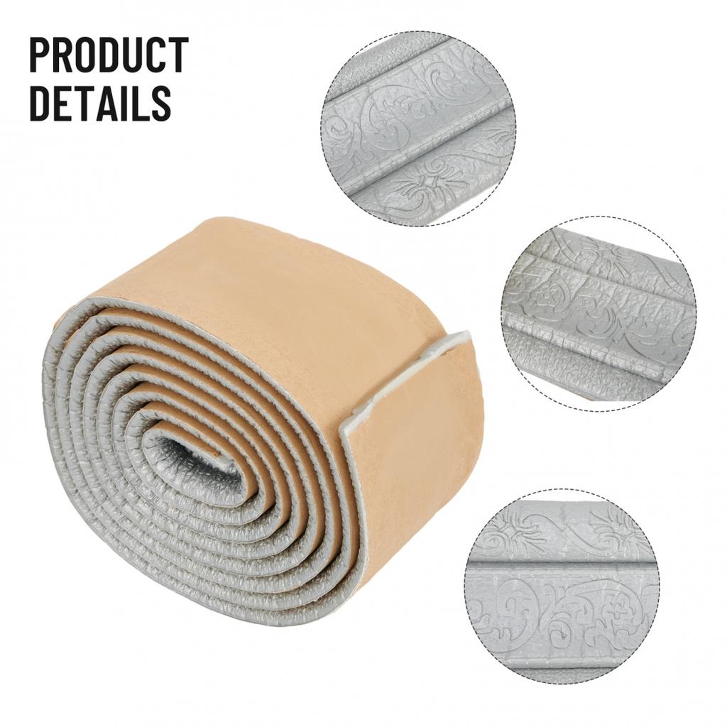 Waist-line Skirting Line Three-dimensional Wall Sticker 3D Foam Edge-Border