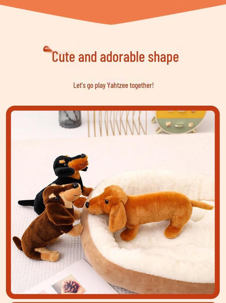Adorable Realistic Salami Dog Plush Toy - Small Comfort Doll, Perfect Birthday Gift for Kids