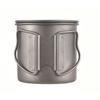 400ml Pour Over Kettle Gooseneck Coffee Kettle Ti Folding Handle Water Kettle with Lid