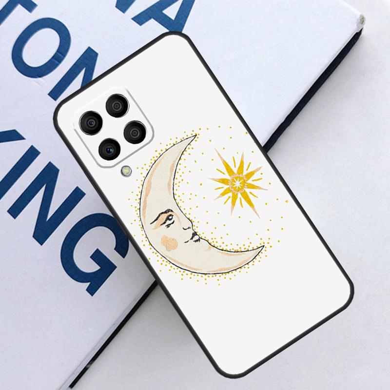 Sun Moon Art For Samsung Galaxy M31 M55 M15 M11 M21 M13 M33 M35 M53 M14 M34 M54 M12 M32 M52 M06 M16 Case