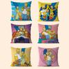 Animation The S-Simpsons Cushion Cover Car Throw Pillow Case For Sofa Car Christmas Gift 40x40cm 45x45cm