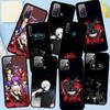 Phone Case for Samsung Galaxy S25 S24 S23 iPhone 16 15 Xiaomi Redmi Note 14 13 12 16E X 11 Pro Max OPPO Moto E15 Huawei Tokyo Ghoul Ken Kaneki Cover