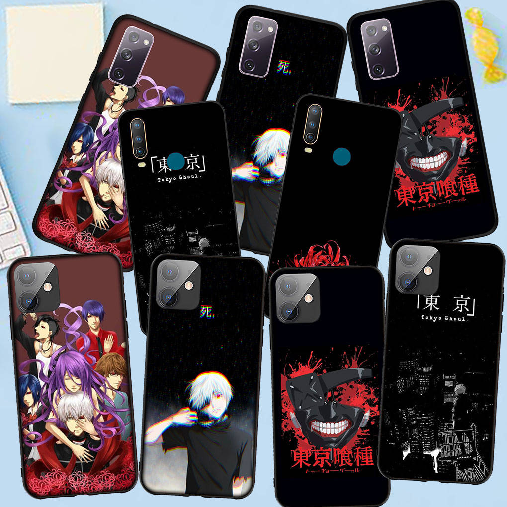Phone Case for Samsung Galaxy S25 S24 S23 iPhone 16 15 Xiaomi Redmi Note 14 13 12 16E X 11 Pro Max OPPO Moto E15 Huawei Tokyo Ghoul Ken Kaneki Cover