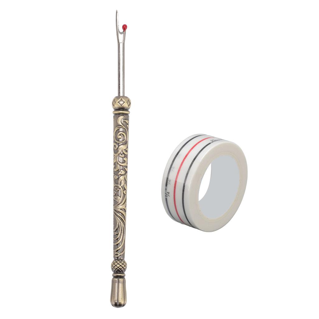 Sewing Seam Remover Multipurpose Efficient Safe Thread Stitch Remover Tool with Positioning Tape for