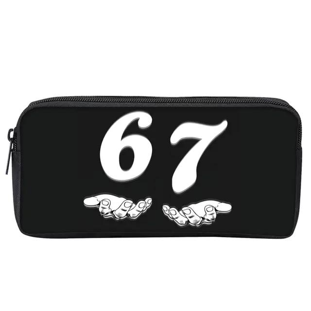 Astuccio Colorato con Stampa Numero 67 Cartone Animato 3D Materiale Scolastico Ragazzo/Ragazze Miglior Regalo Bambini