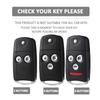 2 3 4 Button Silicone Car Key Cover Case Protect Skin Bag For Honda Accord Crv Hrv Civi Ix Crosstour Acura Odyssey Fit City Jazz