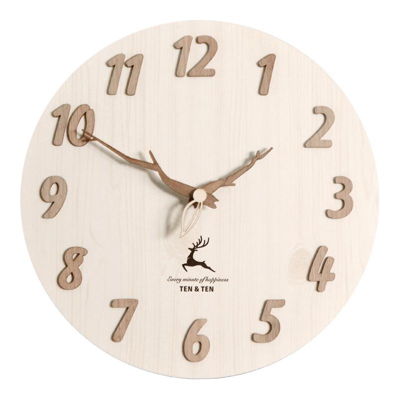 

Дом Гостиная Современные Часы Украшение Деревянные Настенные Часы Скандинавские Японские Минималистичные Креативные Часы 482 white