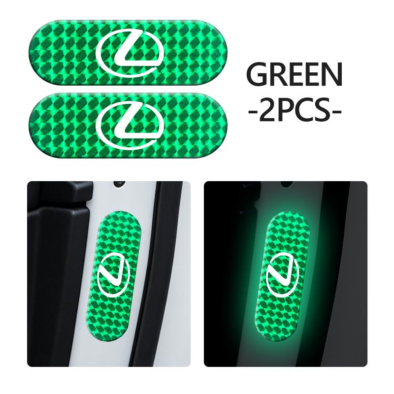 

For Lexus Car Door Safety Warning Reflective Mark 3D Sticker RX350 IS250 IS200 GS300 LX570 RC350 UX250h ES350