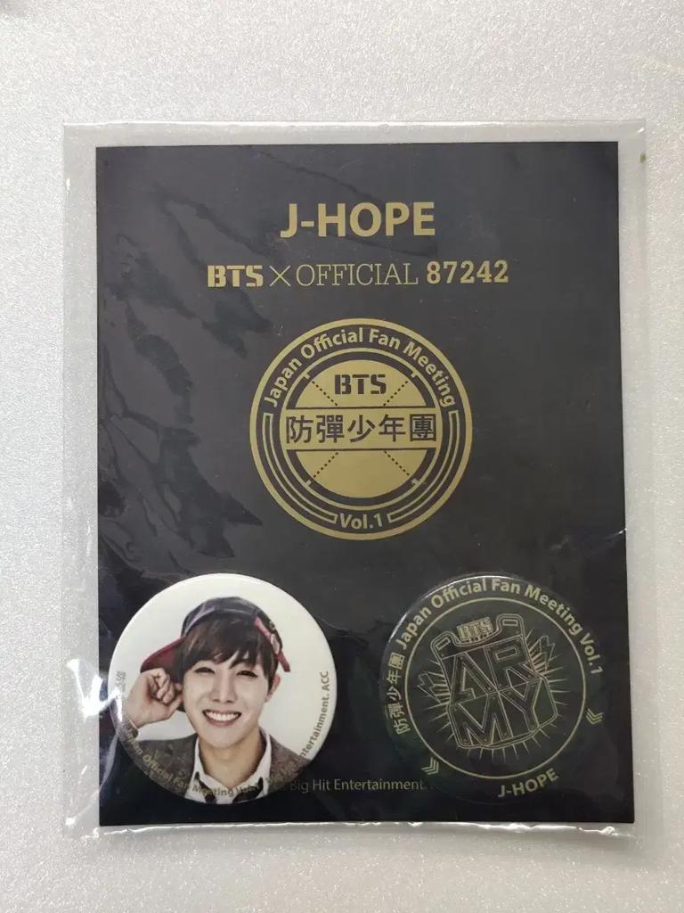 BTS [Unopened] 2014 Japan 1st Fan Meeting Official Badge 5-set (Bulk Purchase)
