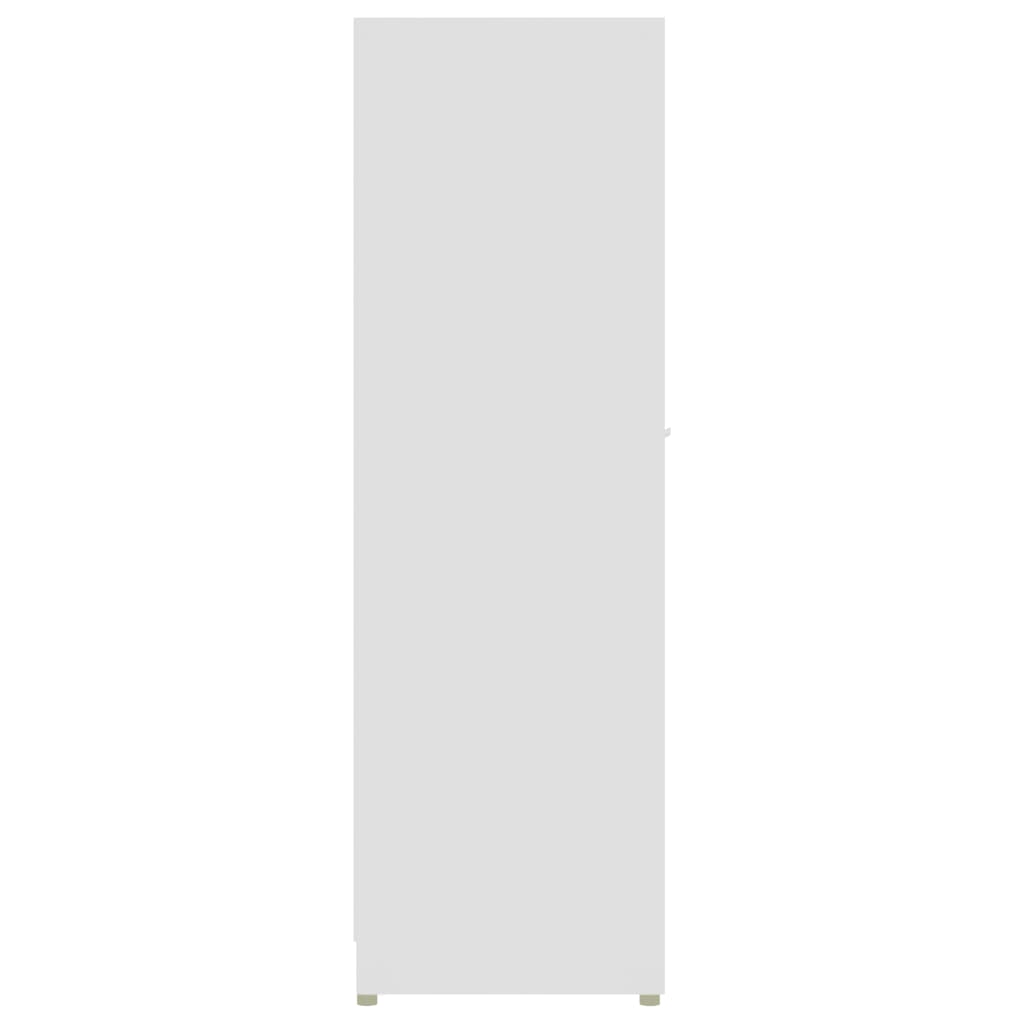 Badezimmerschrank Weiß 30 x 30 x 95 cm Spanplatte