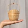 Fine Woven Storage Basket Mini Decorative Nut Basket Creative Handmade Basket  Home Decor
