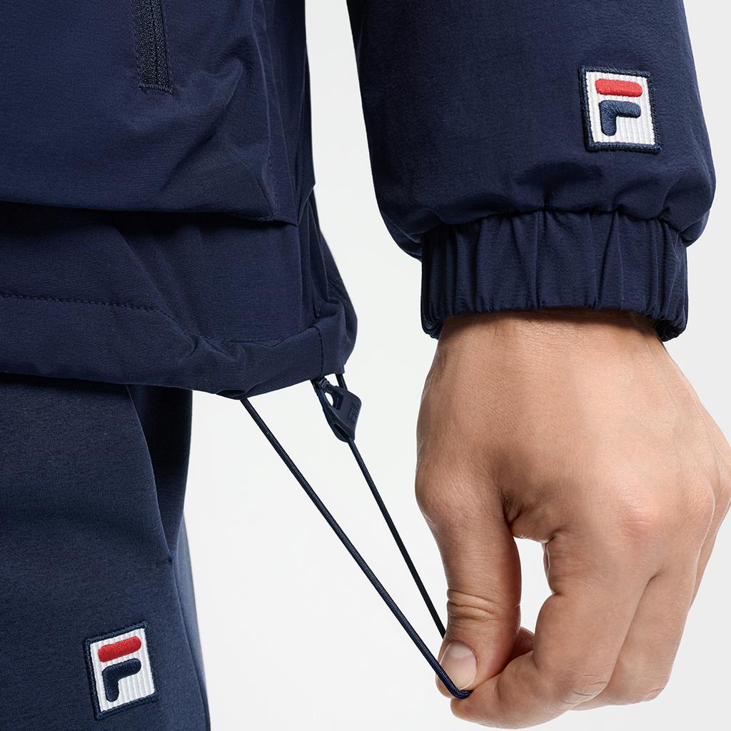 Fila Tennis Fashion Trendy Minimalist Casual Retro Sports Warm Comfortable Loose Hooded Down Jacket Men Jacket Sky-Blue A11M543905FBU