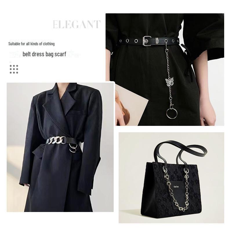 Metal O-ring Buckle Circle Buttons for Bag, Belt & Coat Waist Adjustment