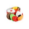 Onda Pretend Play Kitchen Set: A play kitchen set for pretend play, featuring food items (vegetables, meat), lunch boxes, and more. Let's make a bento