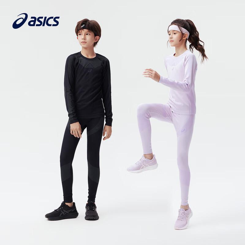 ASICS Kids  2025 Winter Knit Long Sleeve Top & Pants Set 120-130