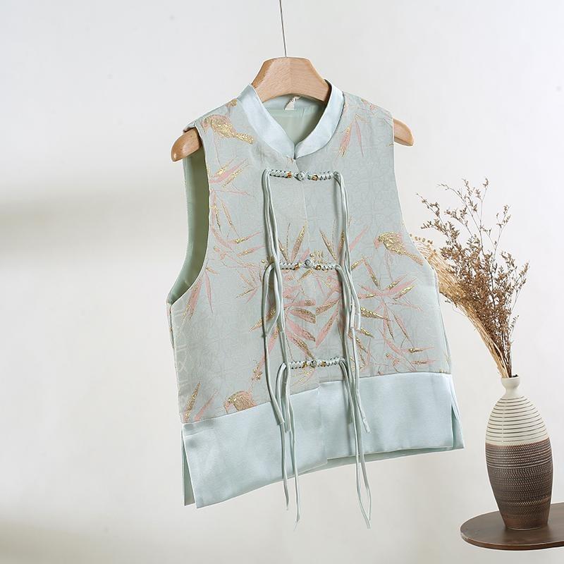 

Retro vest women 2025 new tassel temperament versatile small man 3XL ([Recommended 138-75kg])