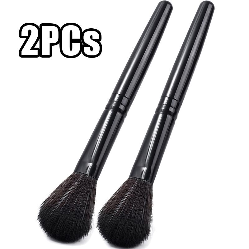 2Pcs Car Interior Soft Bristle Cleaning Brush Air Outlet Duster Bristle Brush Portable Wash Detailing Car Interior Cleaning Tool
