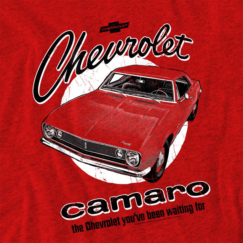 Chevrolet Unisex Adult Camaro Retro Heather T-Shirt
