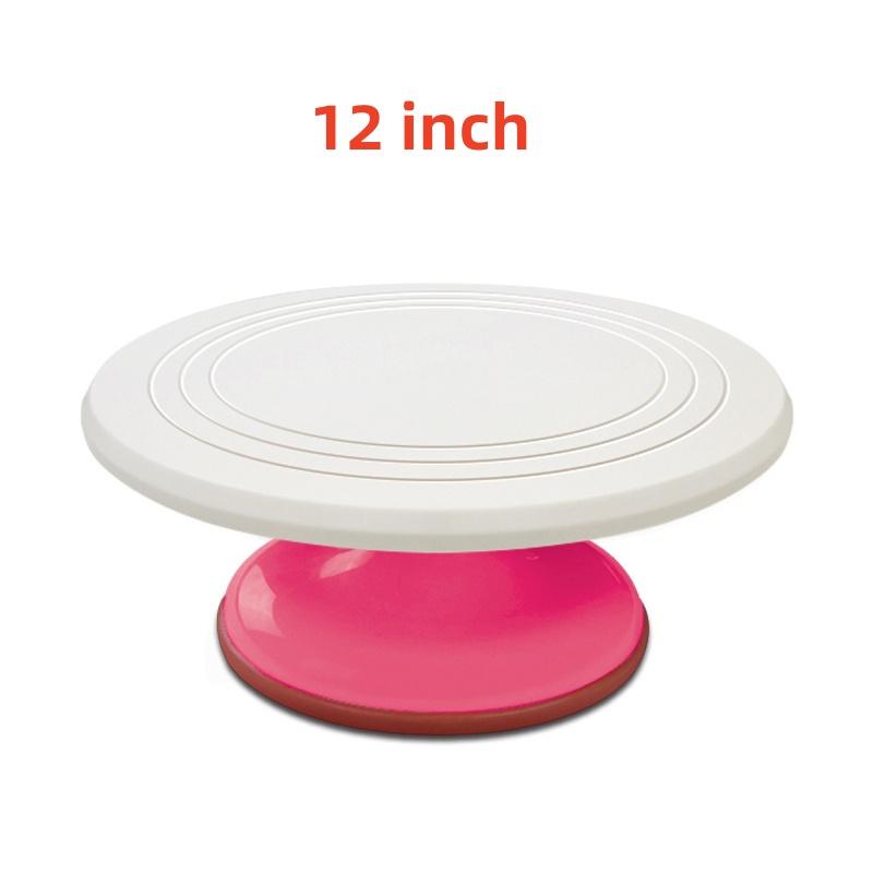 Cake Stand Baking Tool 10 12 14 Inch Mounted Cream Cake Table Turntable Rotating Table Stand Base Turn Around Decorating Table