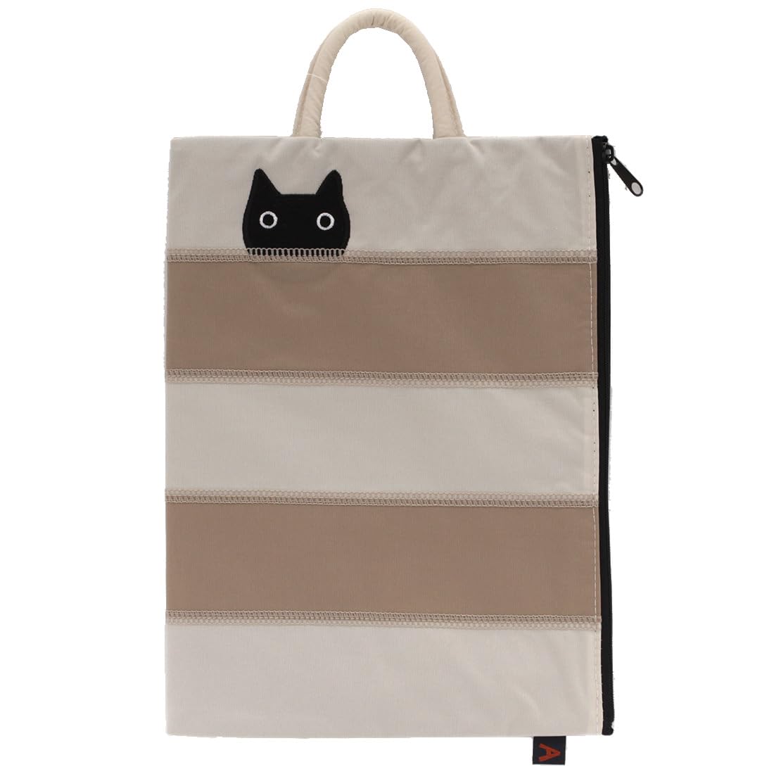 

Atsuko Matano Border Cat Pouch (Beige) 089001-0005-01