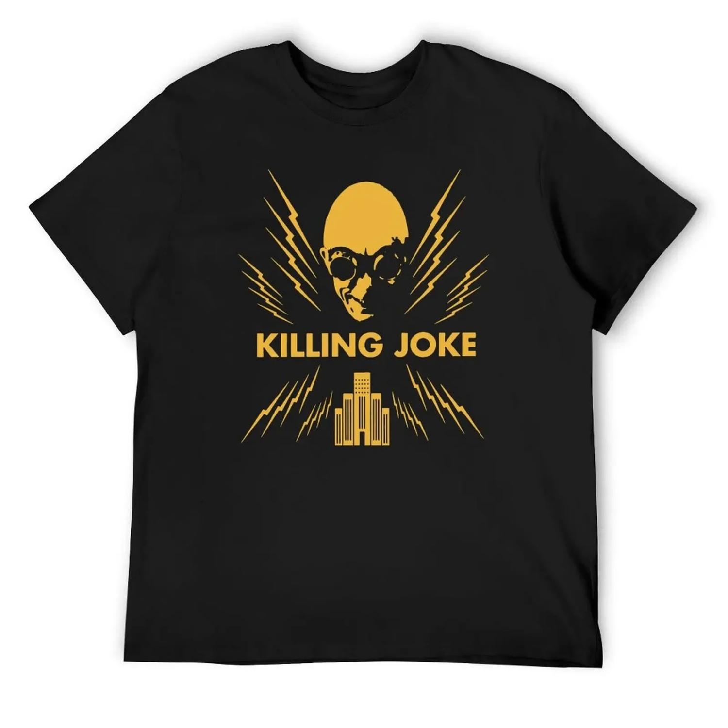 KILLING JOKE ФУТБОЛКА корейская мода синий архив аниме фигурки приталенные футболки для мужчин S