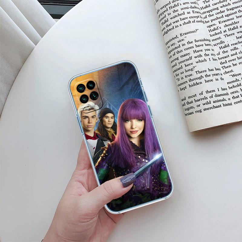 Descendants Transparent Phone Case for Samsung Galaxy A04 A04S A14 A23 A34 A54 M23 M33 M52 M53