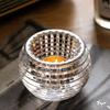 FY Crystal Glass Candle Holder Wedding Valentine's Day Romantic Candlelight Ornaments for Home Decor Insence Burner Candlestick