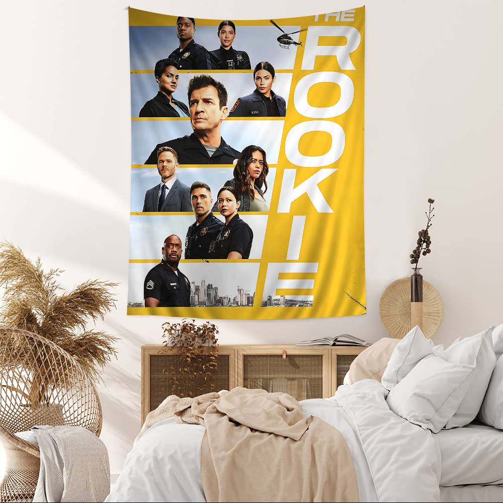 Movie The Rrookie Classic Cartoon Tapestry Art Science Fiction Room Home Decor Wall Hanging Sheets