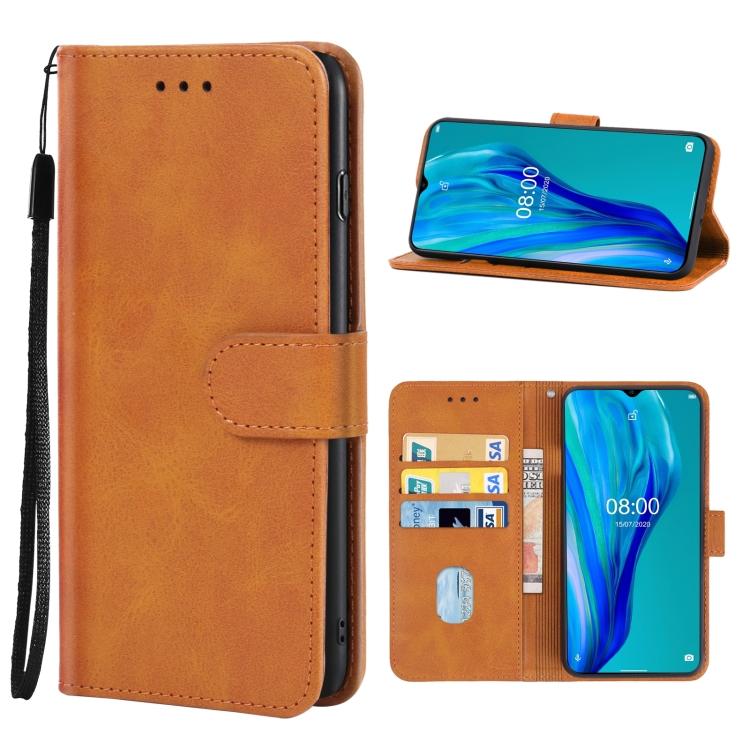 

Leather Phone Case For Ulefone Note 9P(Brown) For Ulefone Note 9P коричневий