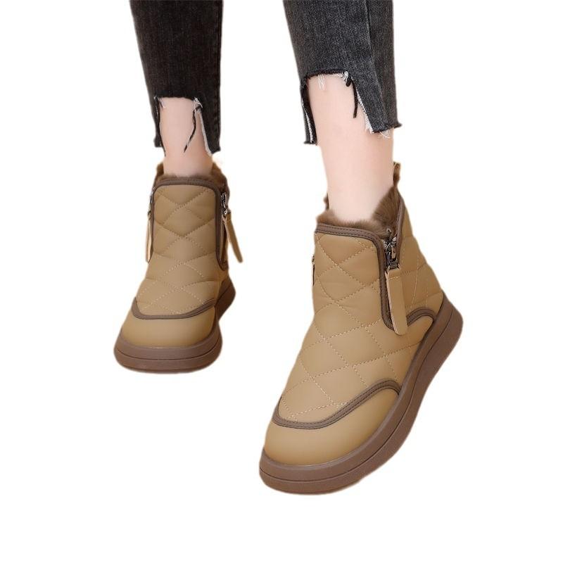 Soft-soled Snow Boots Women's New Winter Velvet Thickened Warm Cotton Shoes Non-slip