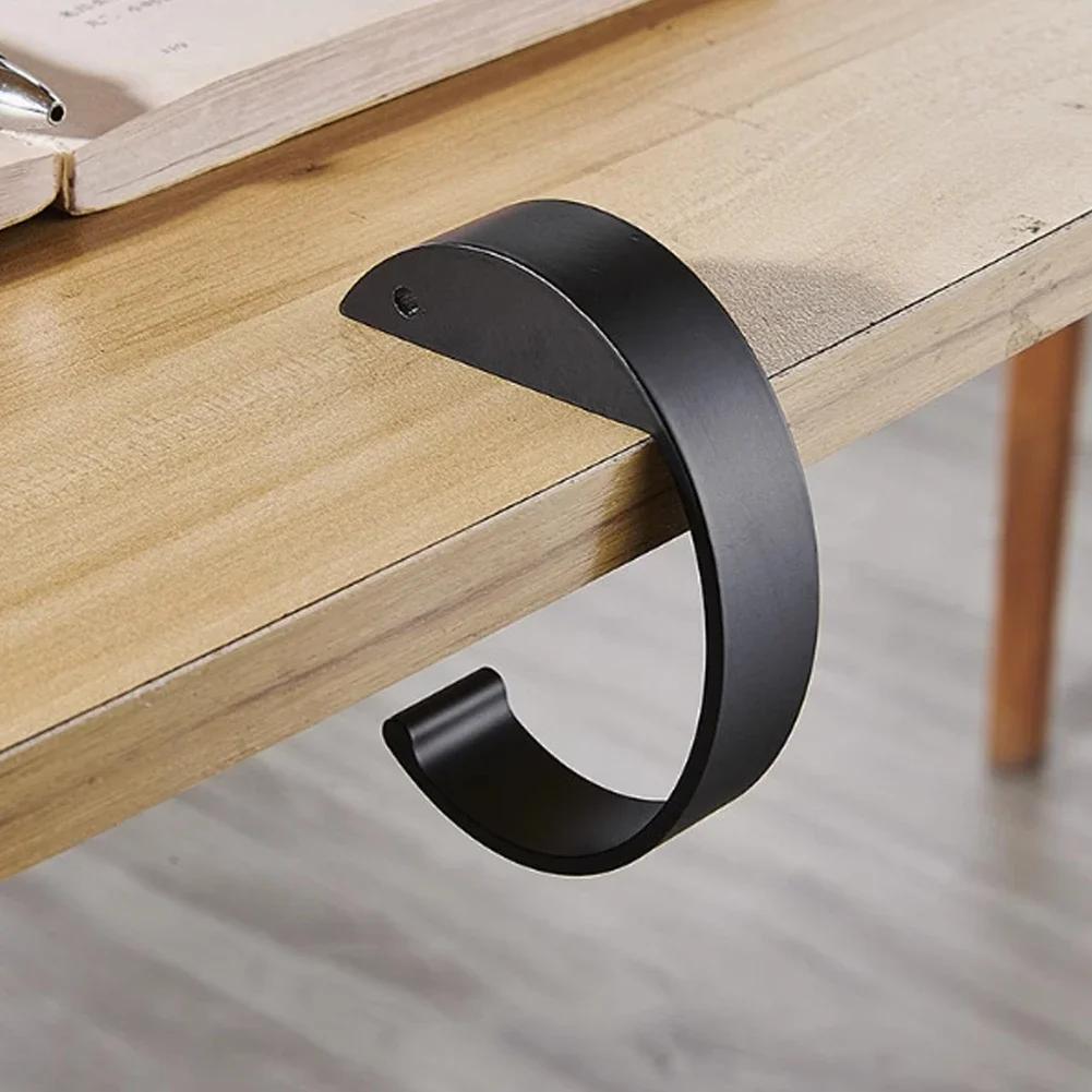 Punch-free Desk Edge Hook Adjustable Gaming Headset Desk Hanger Backpack Storage Hanging Hook Holder  Home Office Organizer