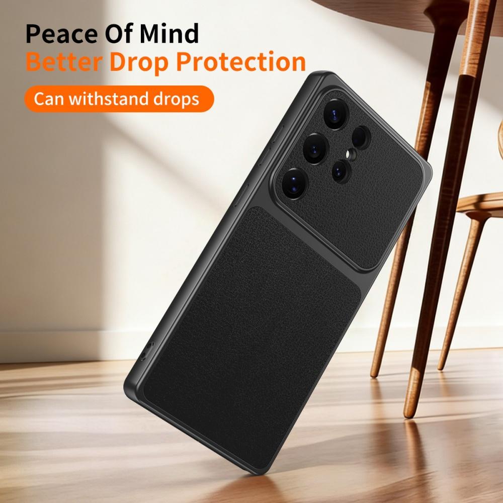 Luxury Leather Soft Case For Samsung S26 Ultra S25 edge S24 S23 S22 S21 FE Note 20 A37 A57 A56 A36 A17 Shockproof Silicone Cover