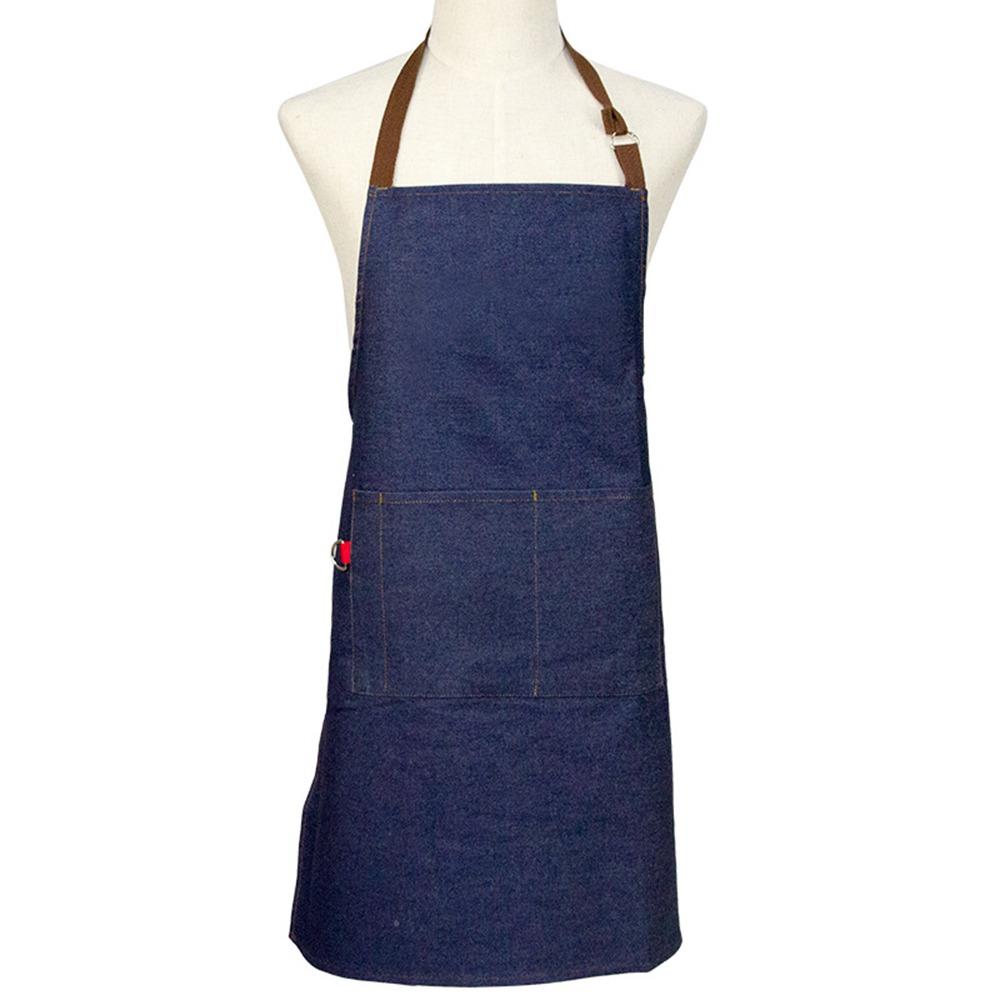 Unisex Kitchen Cooking Apron Oil-Proof Waiter Extended Aprons Barber Work Clothes  Restaurant Use