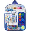 Kit Inteligente DOMS Bolsa Transparente com Zíper Material Escolar Artesanato Pacote Criativo para Crianças Desenho Colorir Conjunto de Presente
