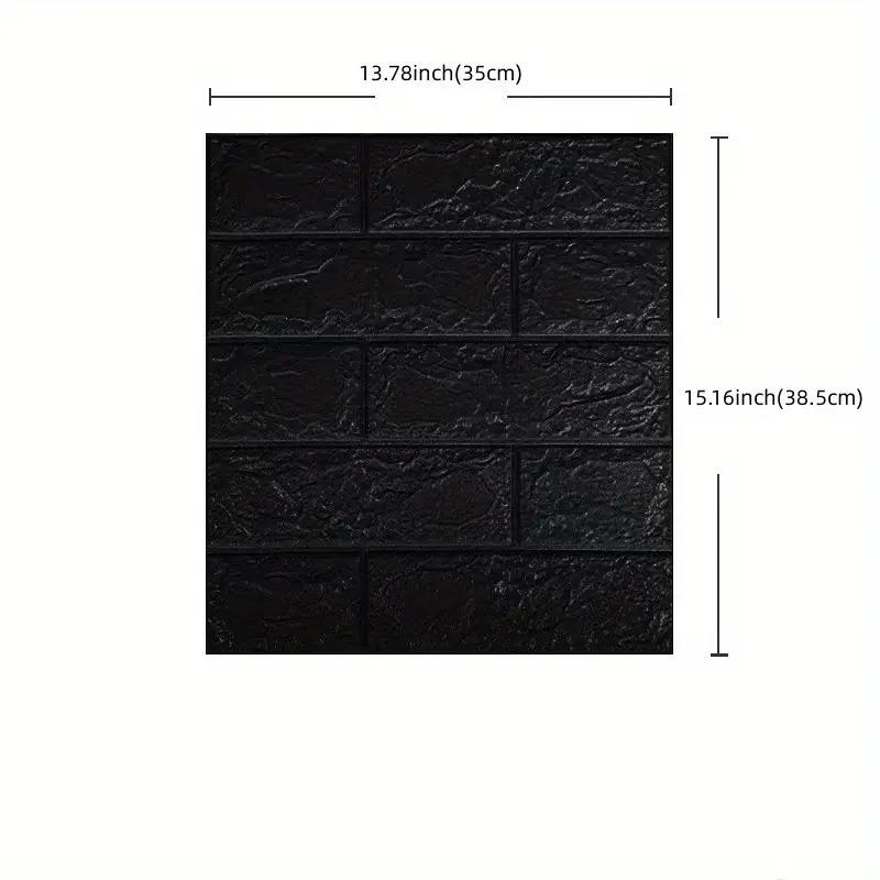 38.5X35cm DIY 3D retro imitation brick wallpaper self-adhesive waterproof and moisture-proof living room bedroom wall decoration