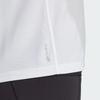 adidas Own The Run Reflektierendes Gestreiftes Rundhals Kurzarm T-Shirt Damen Tops Weiß IK7442