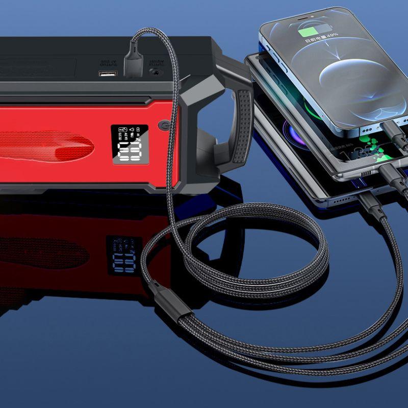 Автомобильное зарядное устройство 12/24 красный/чёрный — фото 11