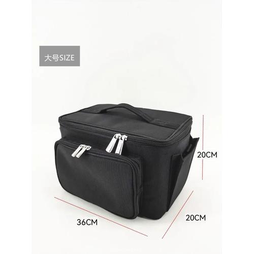 Professional Makeup Organizer Bag Large Capacity for Hair Tools & Cosmetics Travel Storage Case