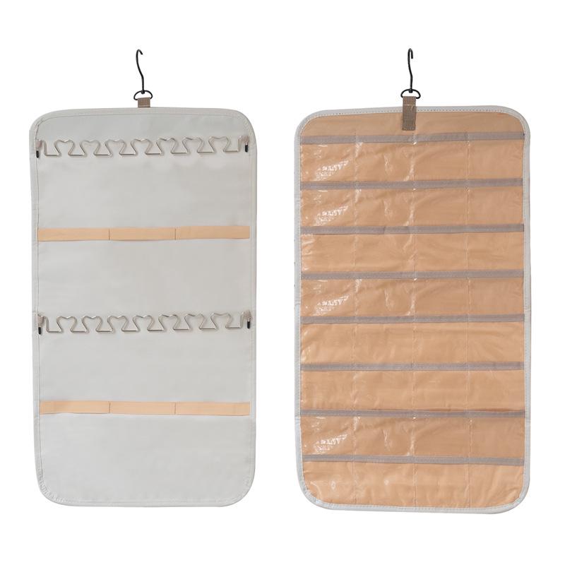 Wall-Mounted Jewelry Storage Necklace Hanging Bag