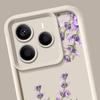 Floral Pattern Matte Soft Cover For Xiaomi 14T Pro 13T Redmi Poco X7 F6 Pro X6 Note 14 Pro 13 12 11 TPU Lens Protection Shockproof Silicone Phone Case