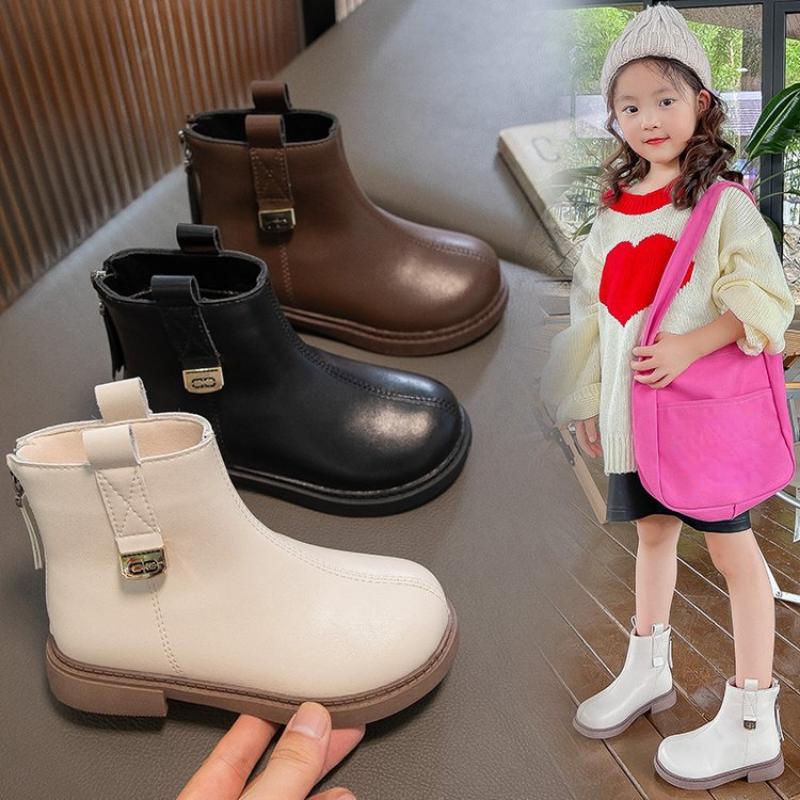 

Сапоги принцессы для девочек. Зимние детские модные теплые сапоги.