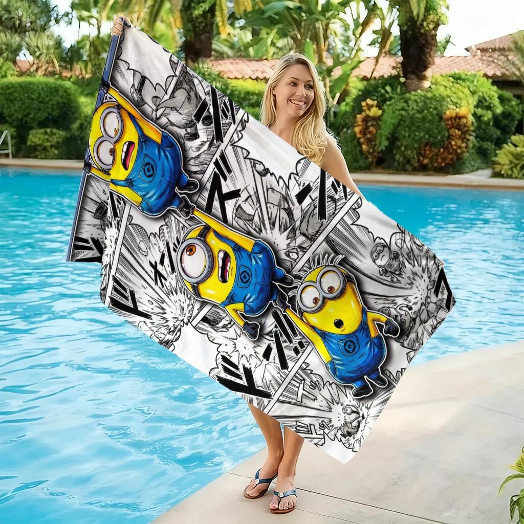 Großäugiges Süßes Wesen Bananamaster Strandtuch Schnelltrocknend Geeignet für Strandurlaub Pool Fitnessstudio Süßes Geschenk für Freunde Familien