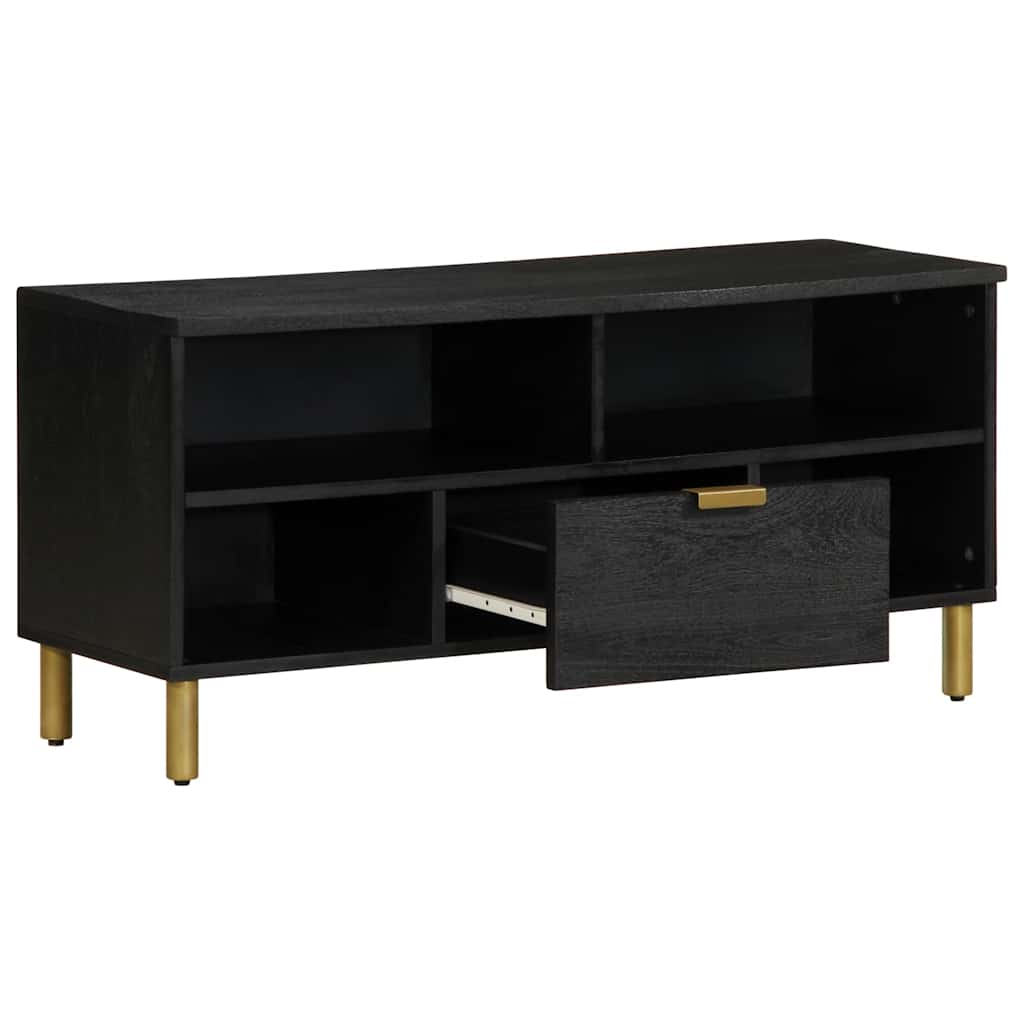 TV Cabinet Black 100 x 33 x 46 cm Particle Board