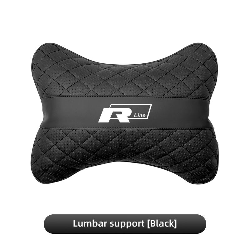 Car Seat Head Support Cushion Lumbar Pillow Interior Accessories / Hub Cap For VW R Golf Touran Octavia Motion GTI Polo Auto MK7