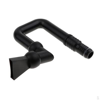 Flexible Aquarium Plastic Water Outlet Duckbill End Nozzle 45mm